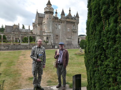 Ross's nephew Rene with Peter at Abbbotsford