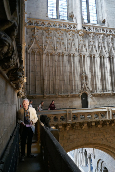 Ross in Durham Cathedral