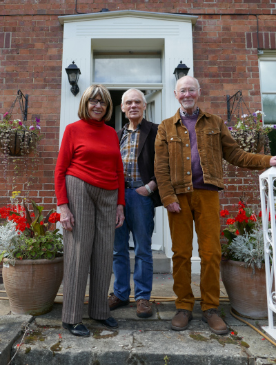 Graciela, Ross and Peter at the Garden House, Brodsworth