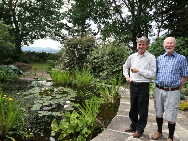 Peter with Donald Smith at Hergest Croft Gardens