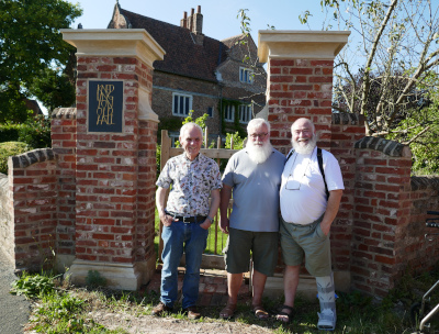 Ross with Michael and Phil Thomas at Knedlington Old Hall