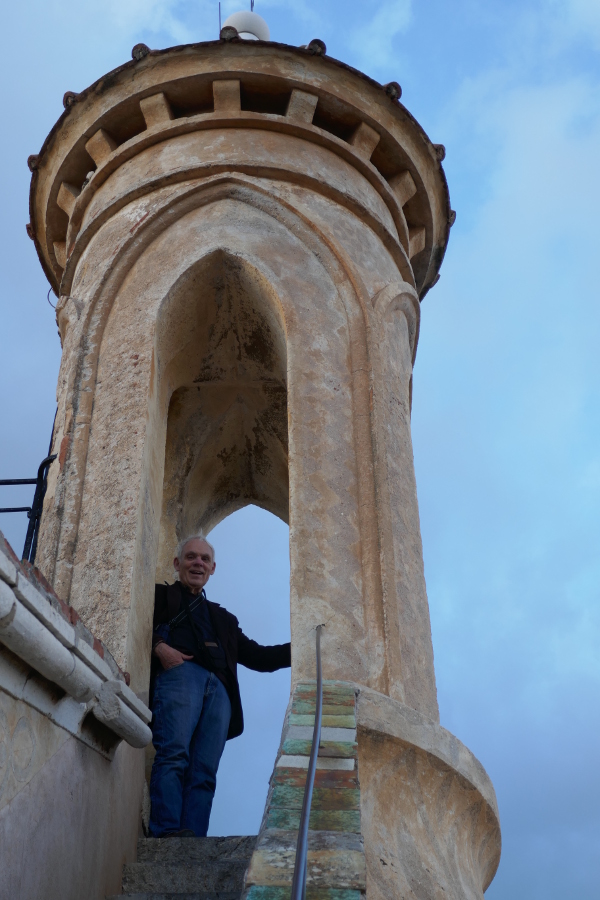 Ross at the top of Monreale Cathedral